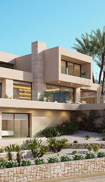 Design façade with quality materials